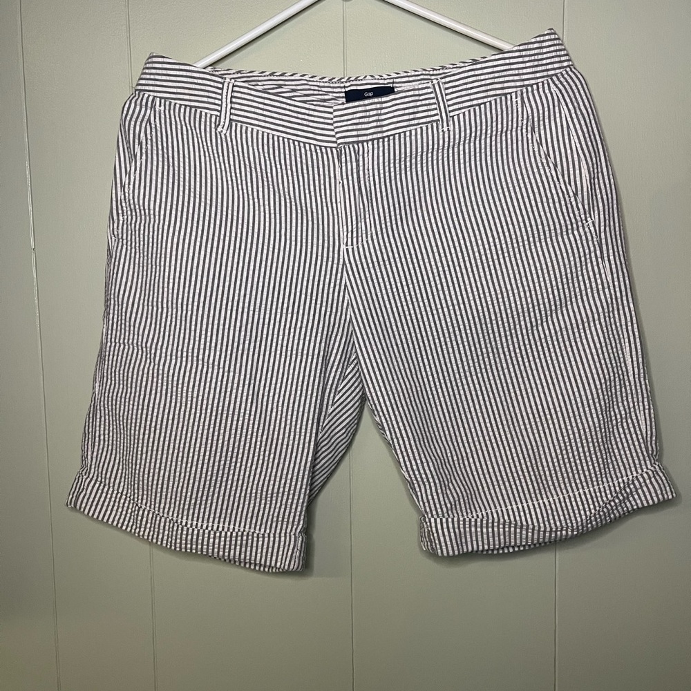 Gap Pin Stripe Bermuda Shorts